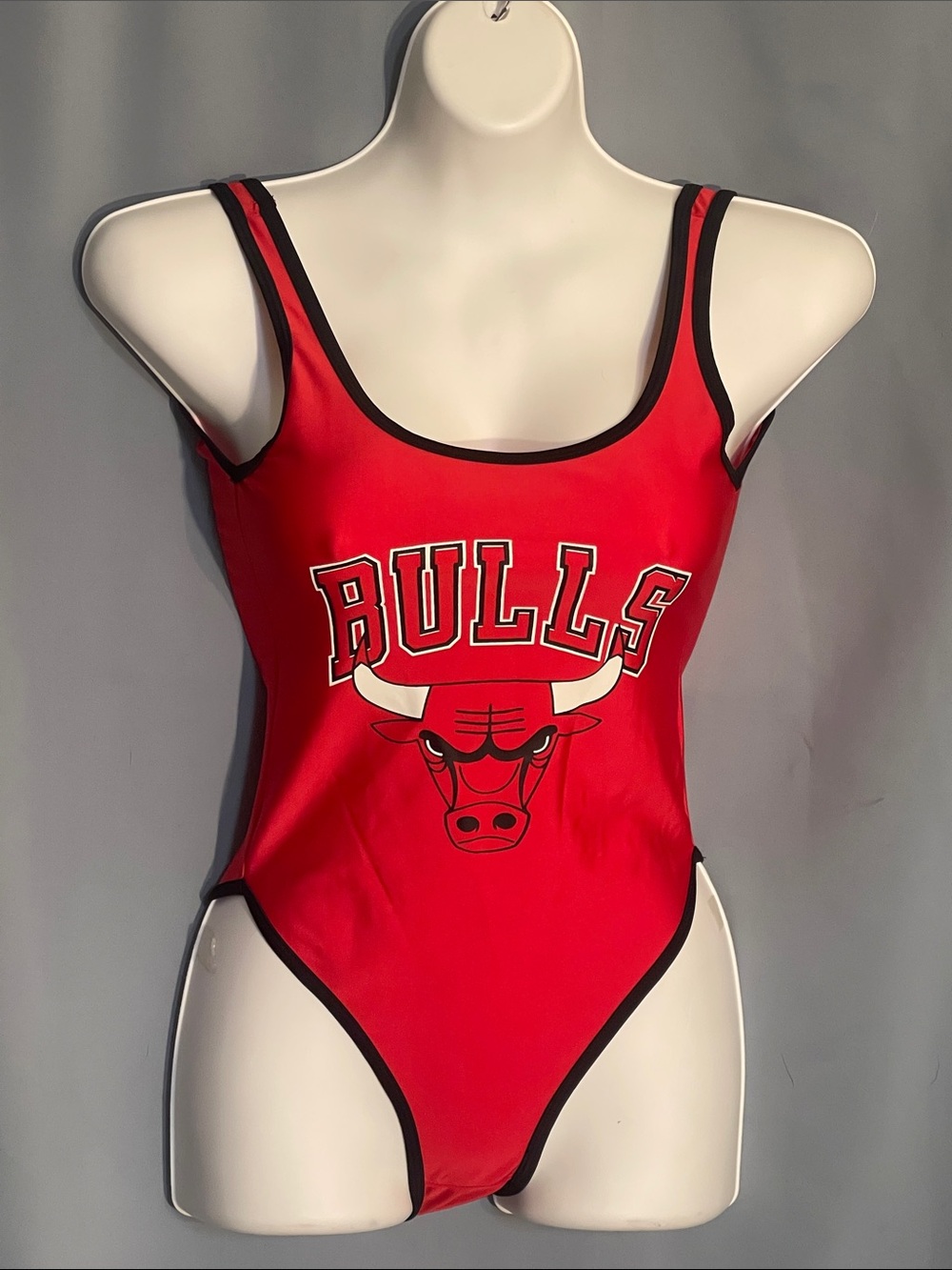 Chicago Bulls Red  One-Piece Swimsuit